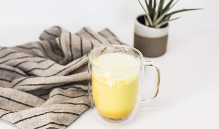 Turmeric Saffron Latte Recipe