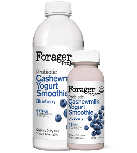 28oz & 8oz Blueberry Probiotic Yogurt Bottles