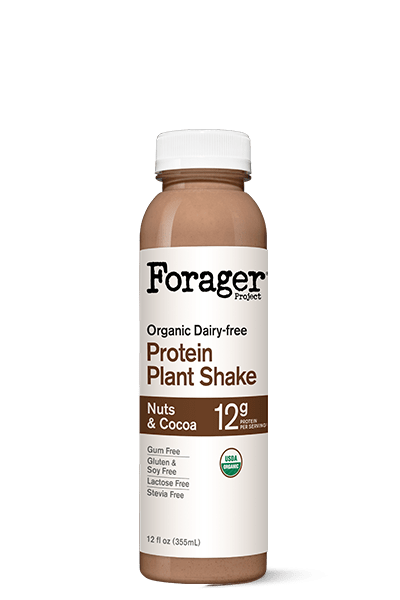 organic chocolate plant-based protein shake