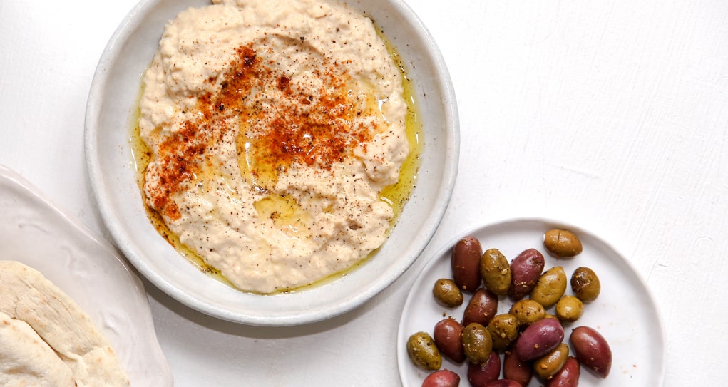 Baba Ganoush or Hummus and Crudite
