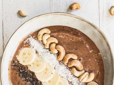 Peanut Butter Chocolate Smoothie Bowl Recipe