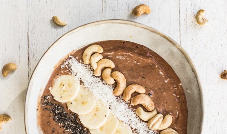 Peanut Butter Chocolate Smoothie Bowl