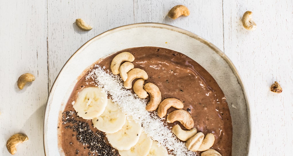 Peanut Butter Chocolate Smoothie Bowl
