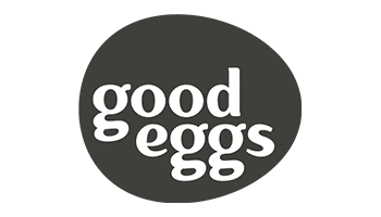 Black and White Good Eggs Logo