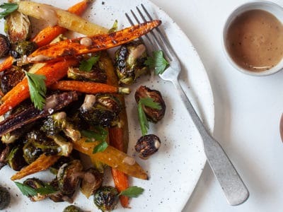 Roasted Vegetables with Balsamic Dressing