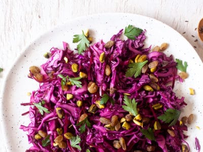 Caraway Beet and Cabbage Slaw