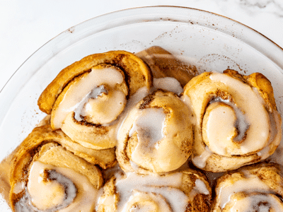 Vegan Cinnamon Rolls with Sour Cream Frosting Recipe