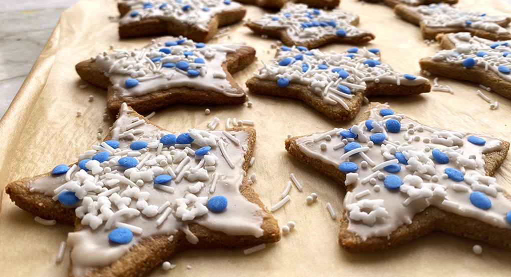 Vegan Sugar Cookies with Sprinkles