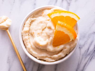 Orange Creamsicle Frozen Yogurt