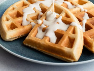 Vanilla Yogurt Waffles Recipe