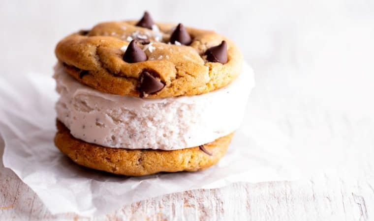 Chocolate Chip Cookie Ice Cream Sandwich Recipe