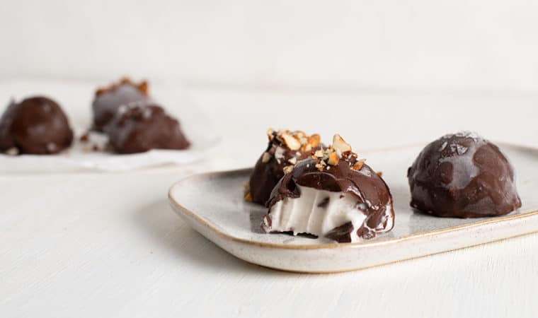 Chocolate Covered Ice Cream Bon Bons Recipe