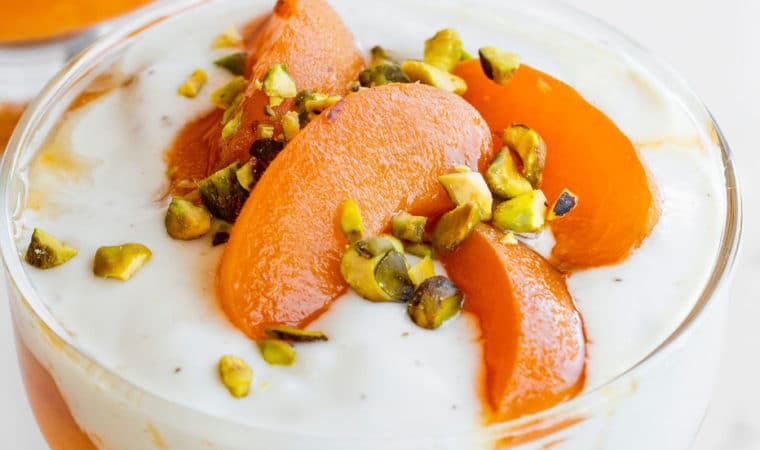 Parfait with Apricot Compote Recipe