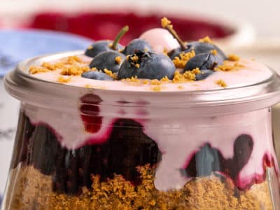Blueberry Pie Yogurt Parfait Recipe