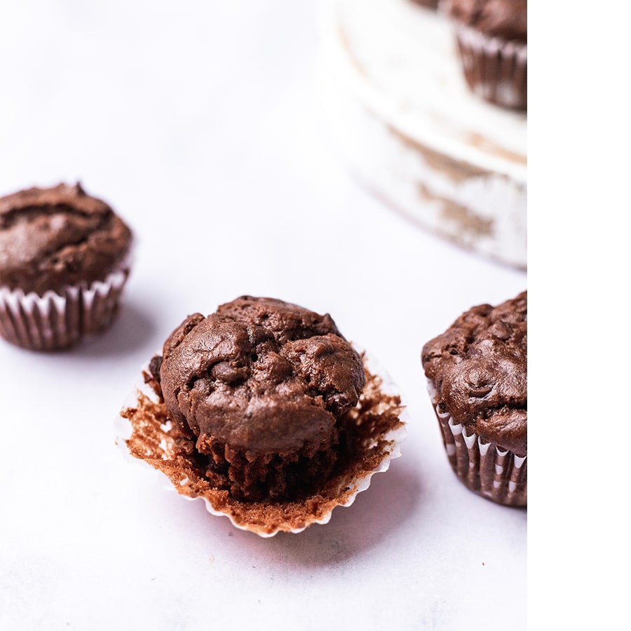 Vegan Chocolate Mini Muffins