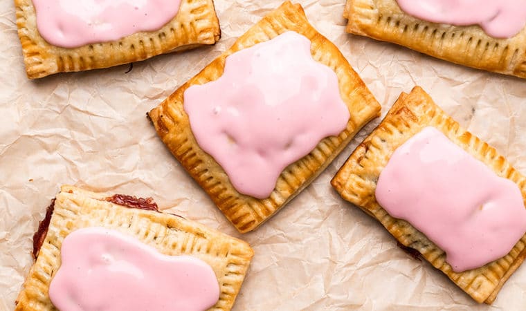 Vegan Raspberry Breakfast Tarts Recipe