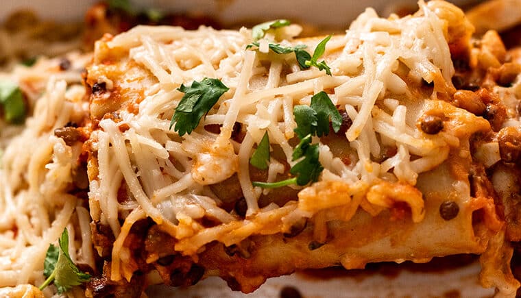 Vegan Lasagna Roll Ups